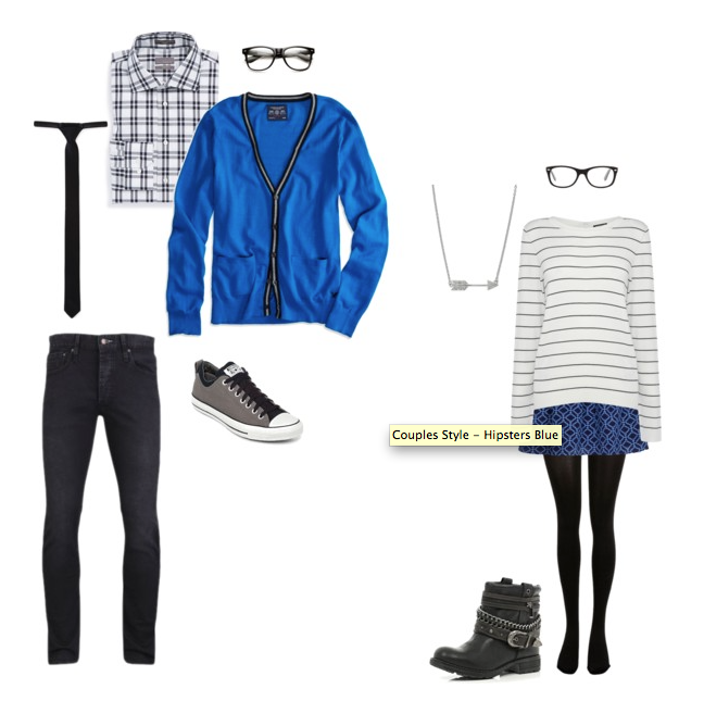 what to wear :: couples style :: hipster blues