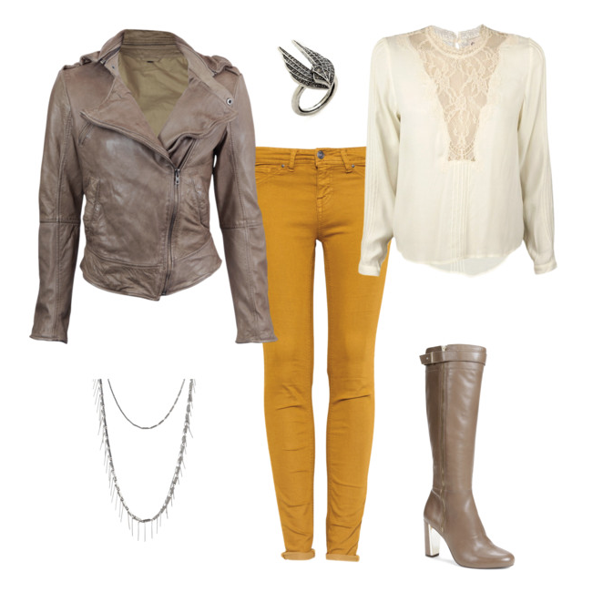 senior style :: what to wear :: fall taupe