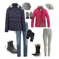 couples style :: what to wear :: snowball fight