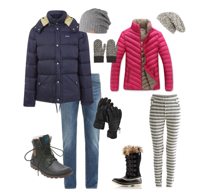 couples style :: what to wear :: snowball fight