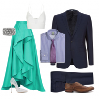couples style : what to wear : august weddings