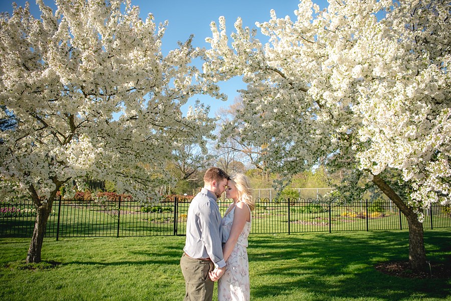 Dow Gardens Midland Michigan Engagement Wedding Photographer