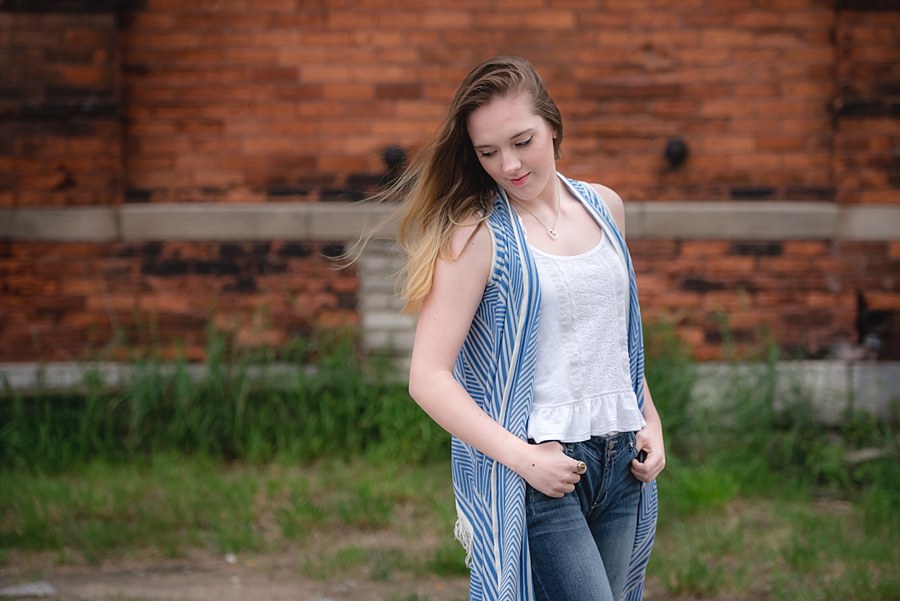 Kimberly Cnudde John Glenn High School Class of 2017 Bay City Michigan Senior Photographer