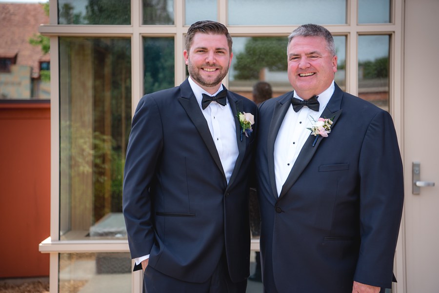 Blush Pink Navy Wedding Party Photography