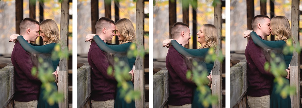 Molly and Cal Engagement Session Midland City Forest Fall