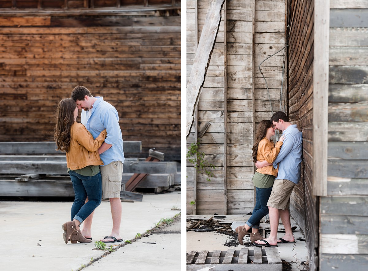 Kandice and Nate Bay City Spring Engagement session