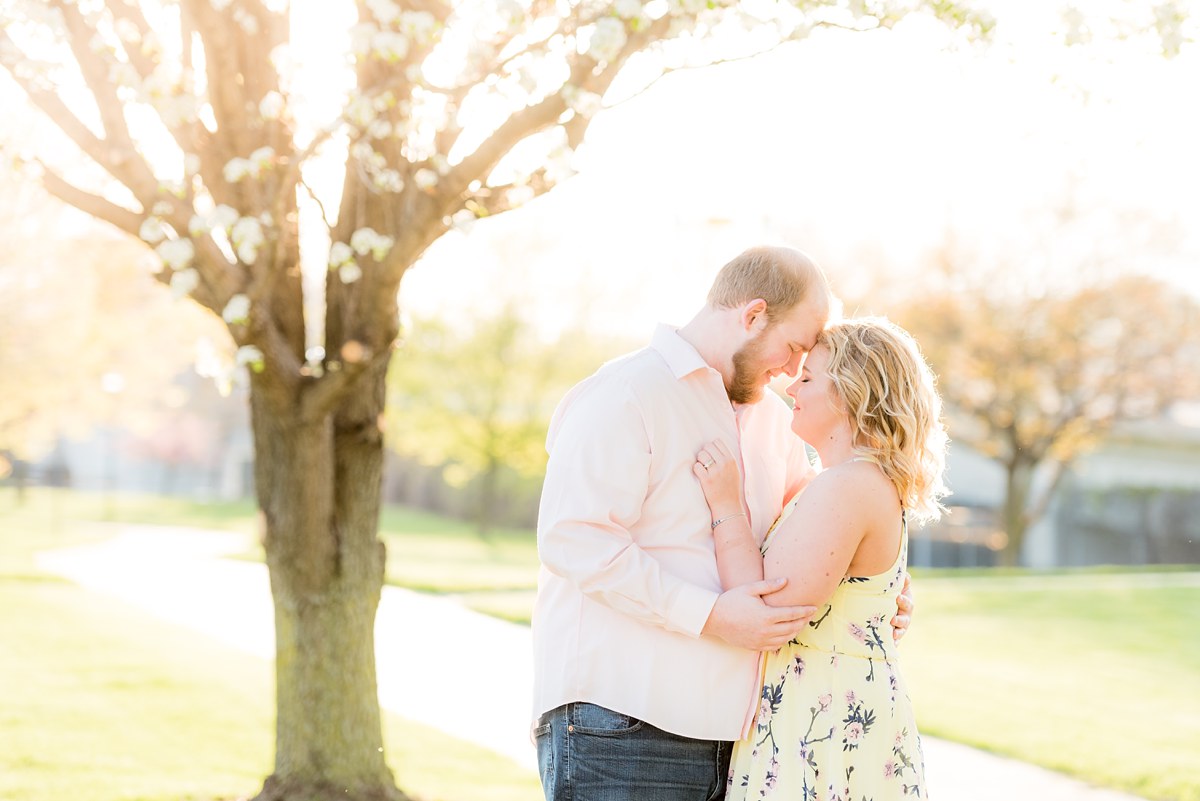 Bay City Michigan Spring Engagement Session