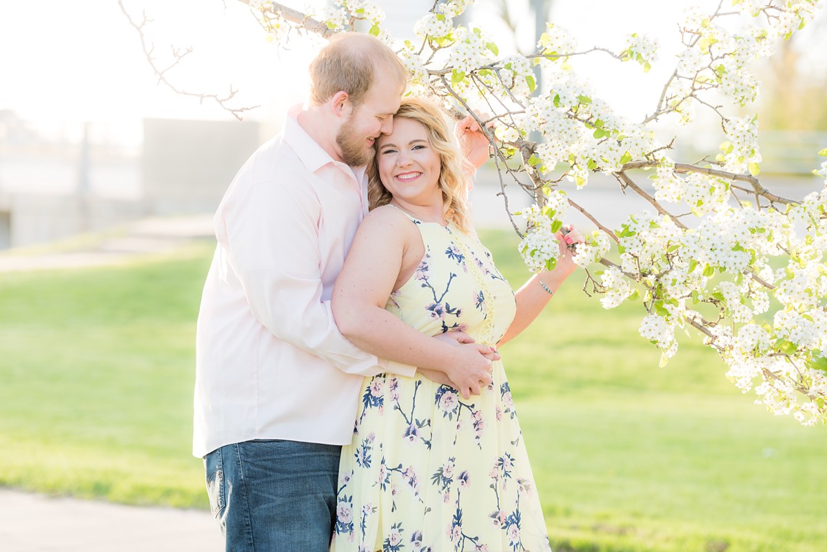 Bay City Michigan Spring Engagement Session