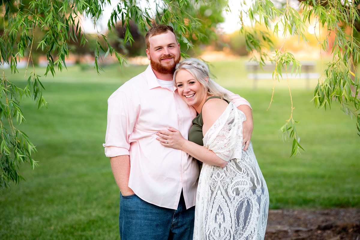 Kayla and Craig Bay City Michigan Engagement session Tobico Marsh Veterans Park