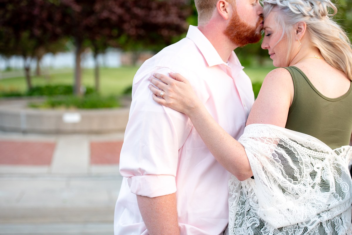 Kayla and Craig Bay City Michigan Engagement session Tobico Marsh Veterans Park