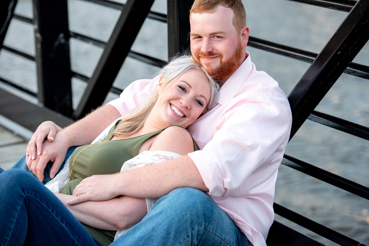 Kayla and Craig Bay City Michigan Engagement session Tobico Marsh Veterans Park