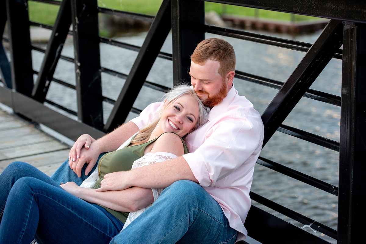 Kayla and Craig Bay City Michigan Engagement session Tobico Marsh Veterans Park