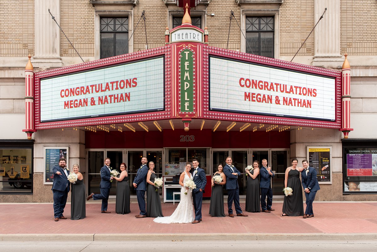 Harrie Wedding Saginaw Michigan Temple Theater St Marys Cathedral