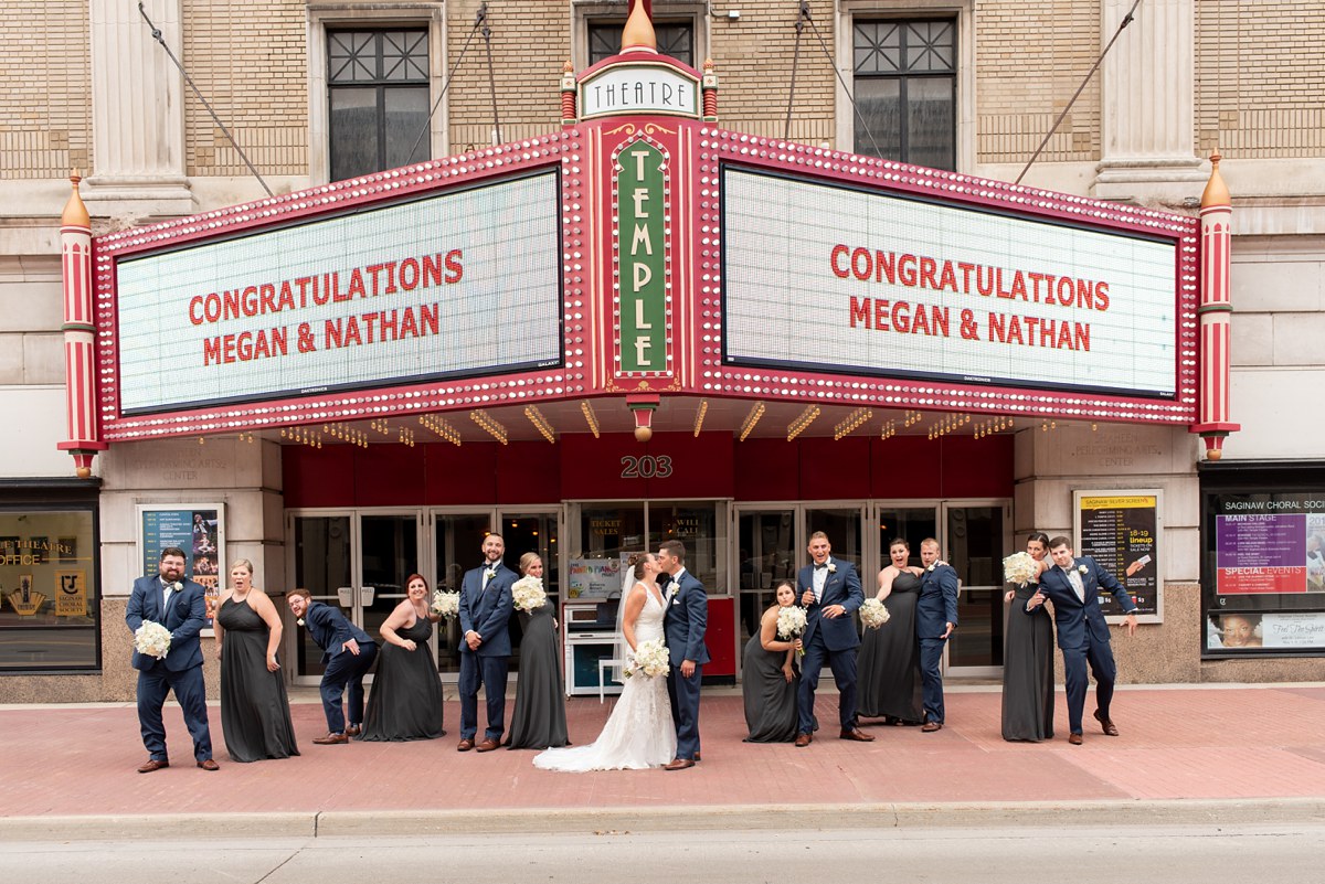 Harrie Wedding Saginaw Michigan Temple Theater St Marys Cathedral