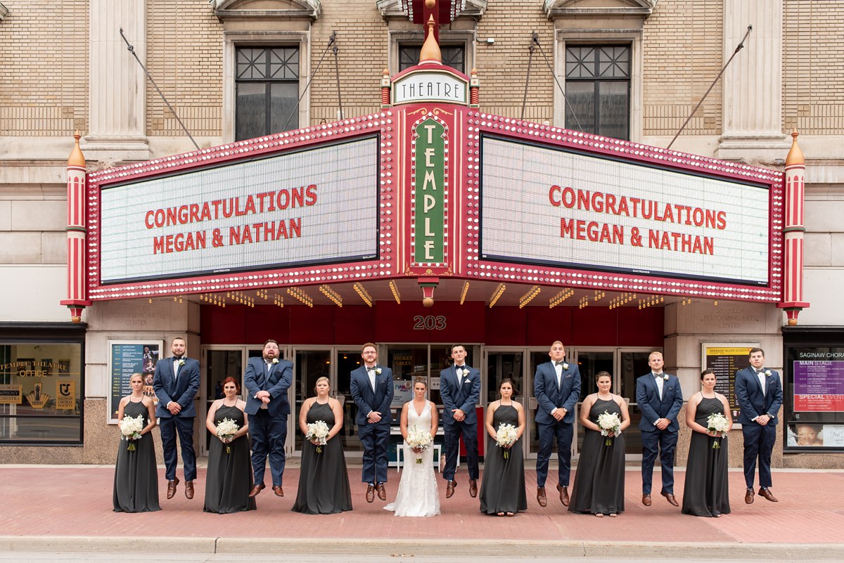 Harrie Wedding Saginaw Michigan Temple Theater St Marys Cathedral