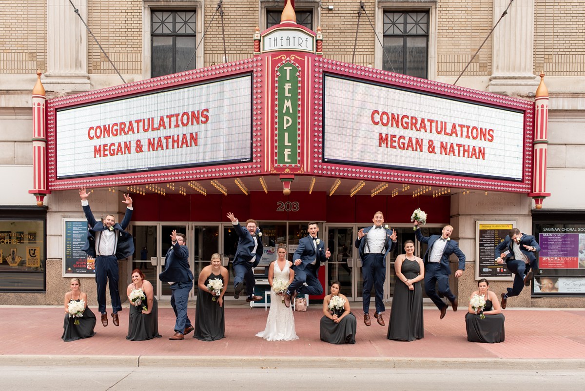 Harrie Wedding Saginaw Michigan Temple Theater St Marys Cathedral