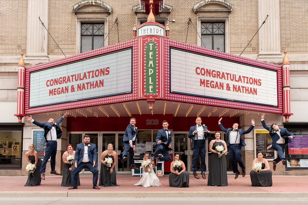 Harrie Wedding Saginaw Michigan Temple Theater St Marys Cathedral