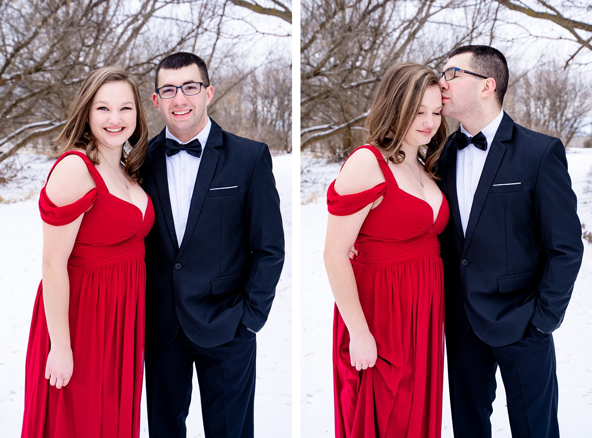 Jenna and Nathan Winter Engagement blacksheepchic photography Bay City Michigan